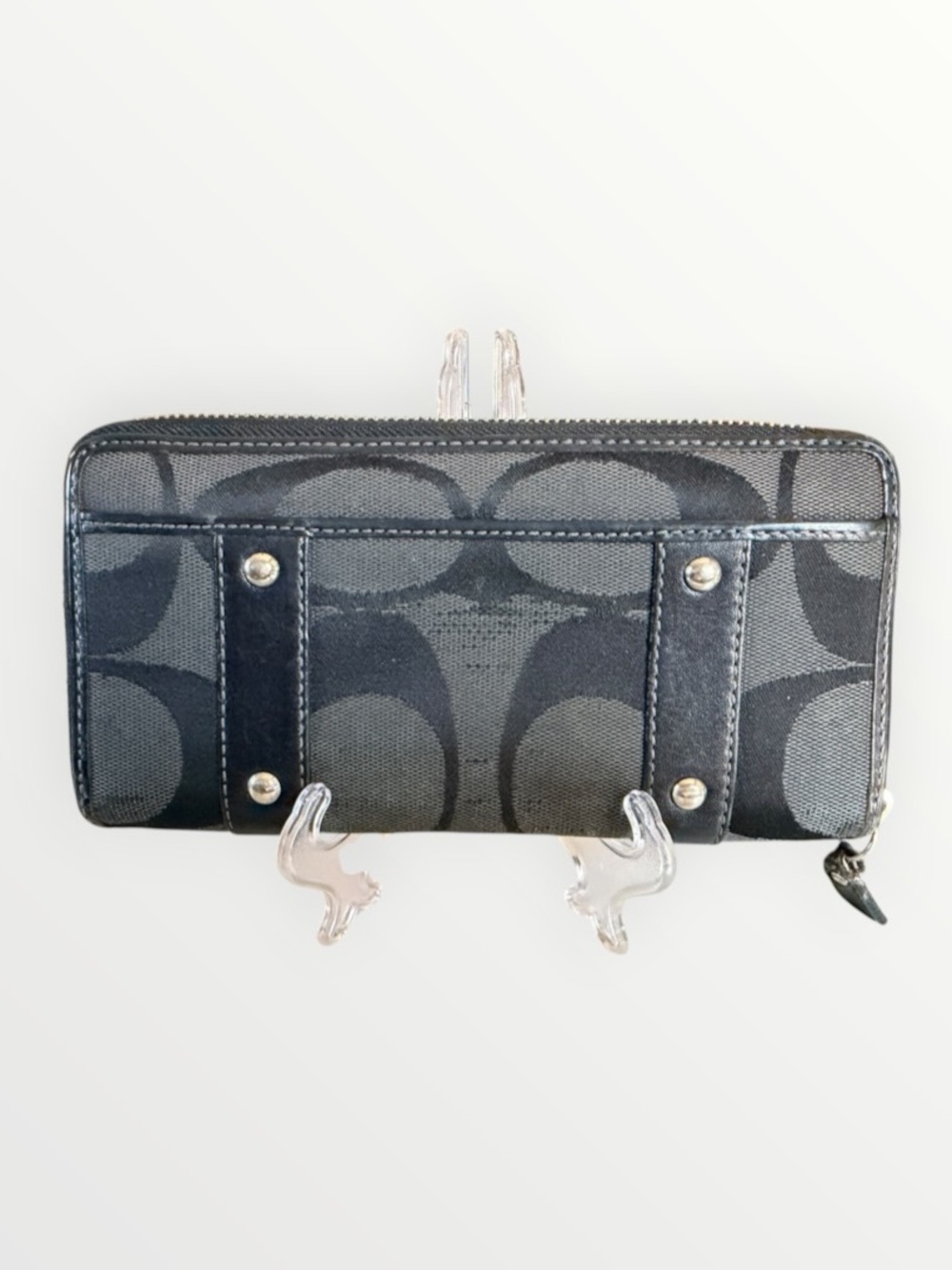 Coach Vintage Zoe Jacquard Zip Wallet - Picture 5 of 6